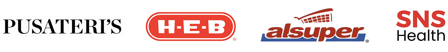 Pusateri's, H-E-B, Alsuper, SNS Health